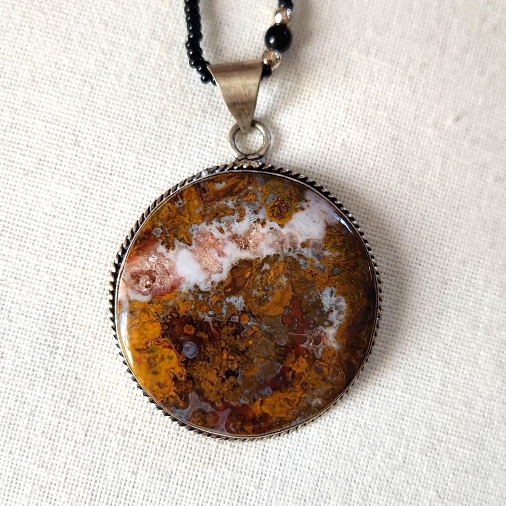 Ocean Jasper large pendant